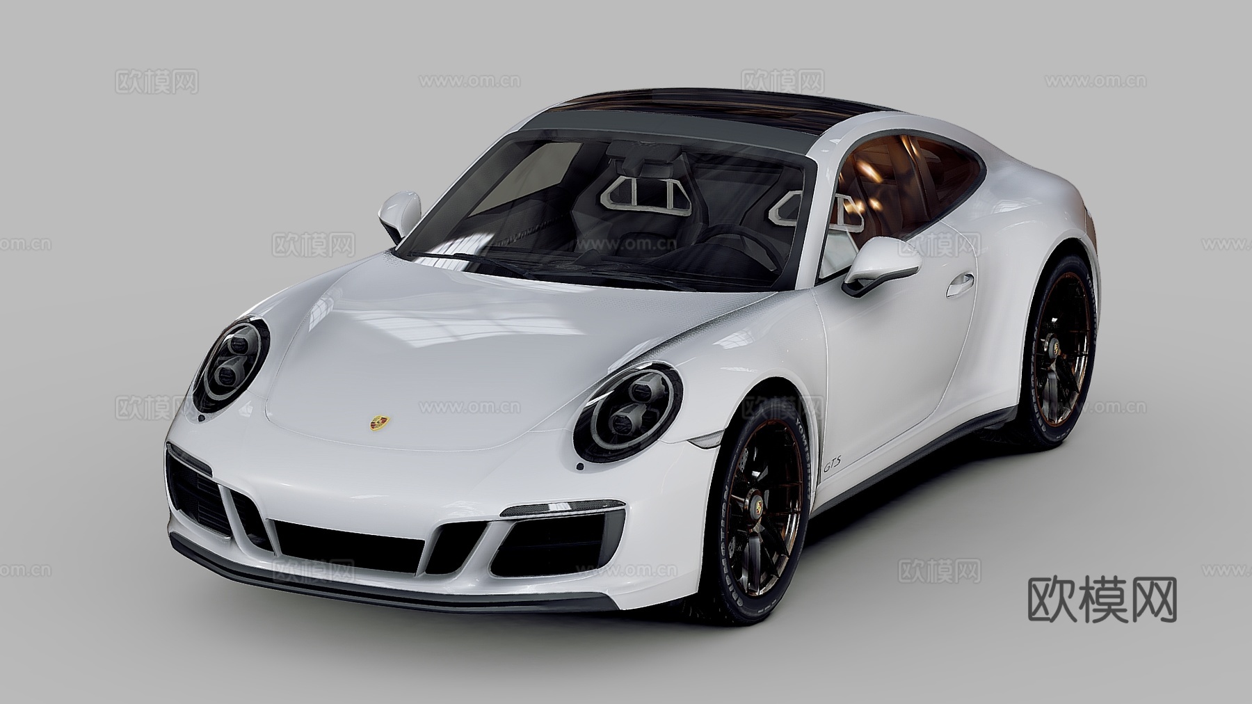 汽车 保时捷911 跑车 豪车3d模型