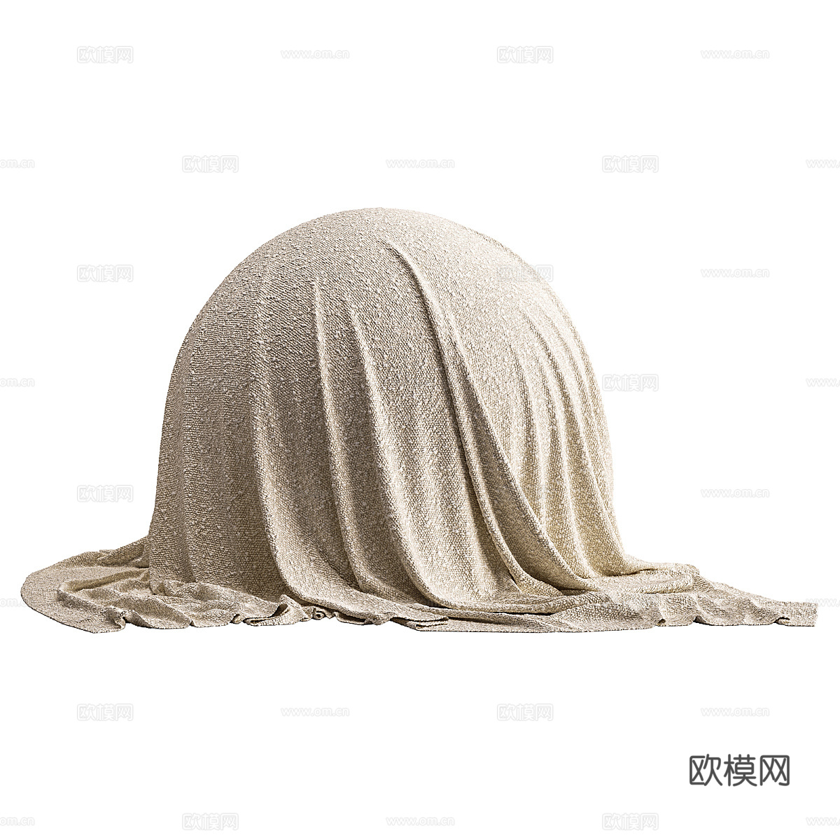 现代意式布料 面料3d模型