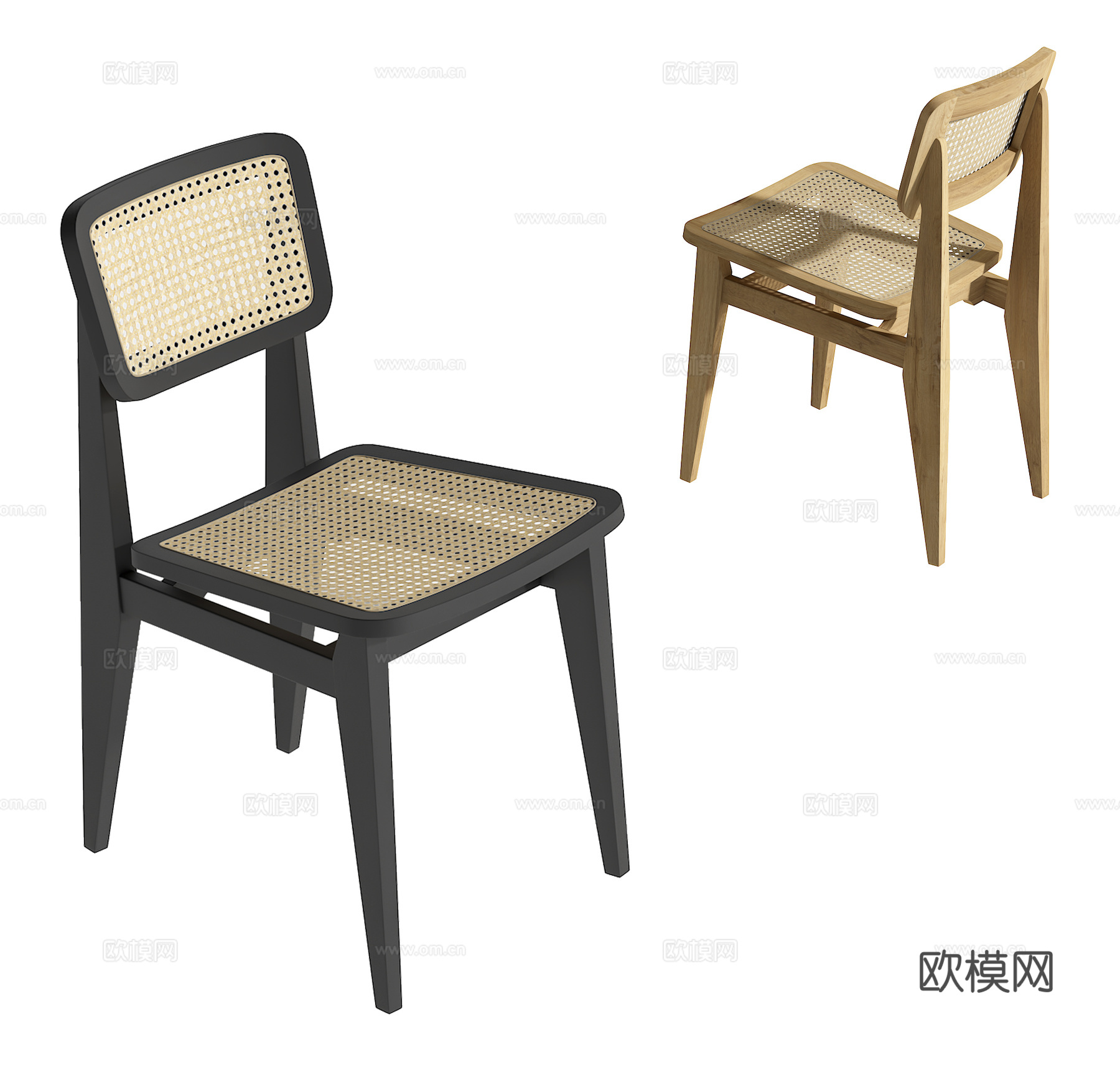 侘寂风单椅su模型