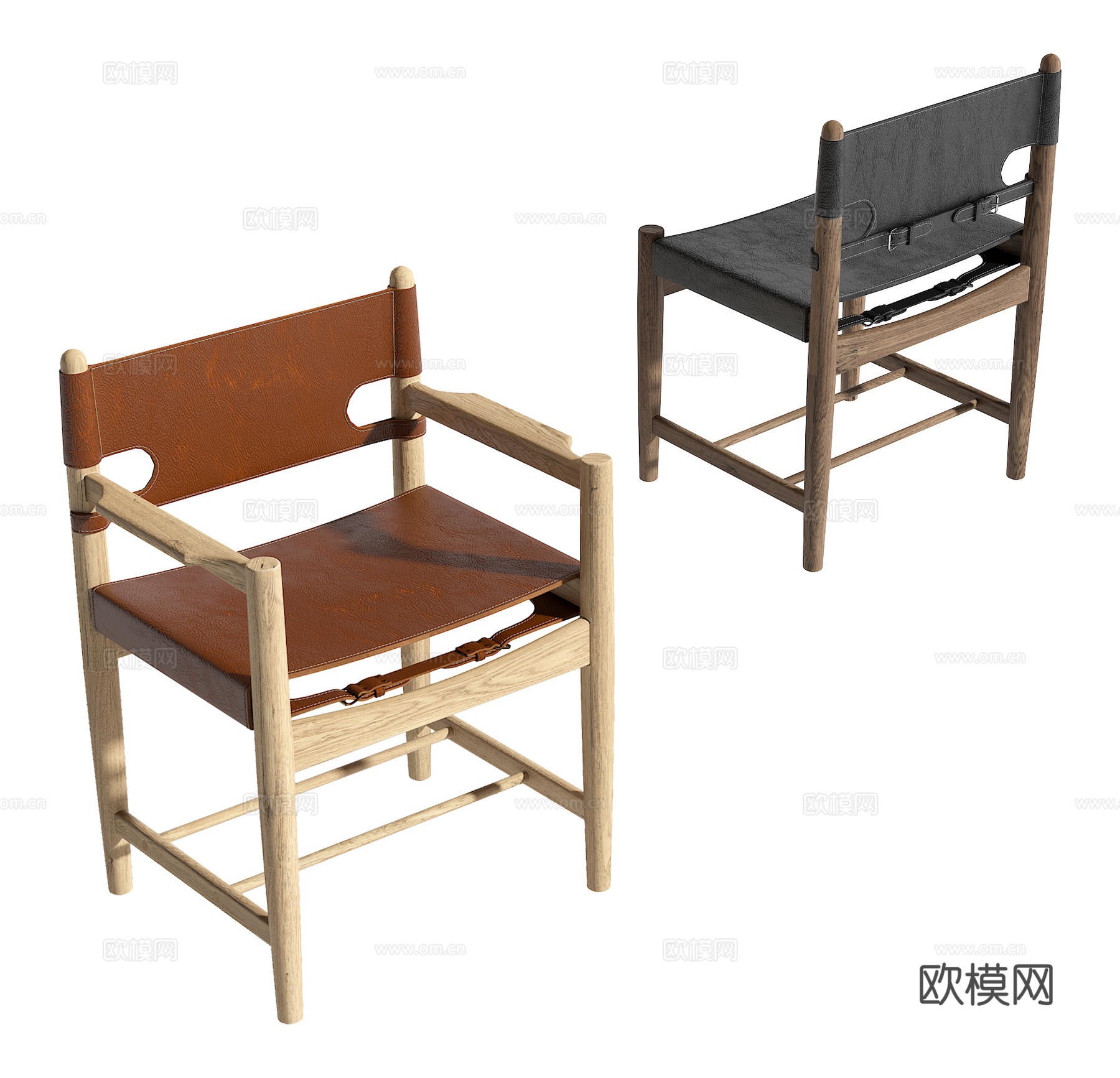 侘寂风休闲椅su模型