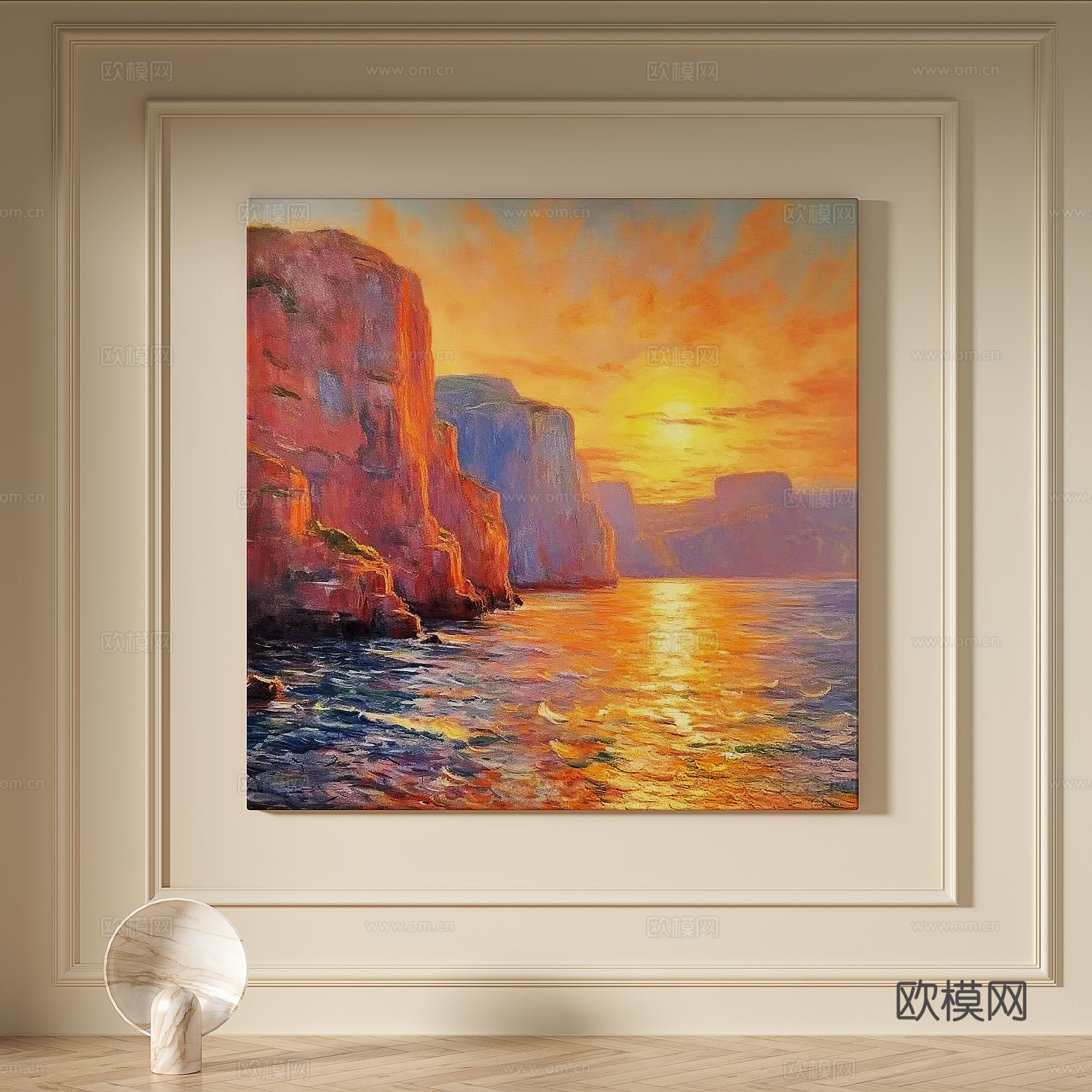 现代,奶油风,简约，肌理，抽象，轻奢，侘寂，立体，装饰画3d模型