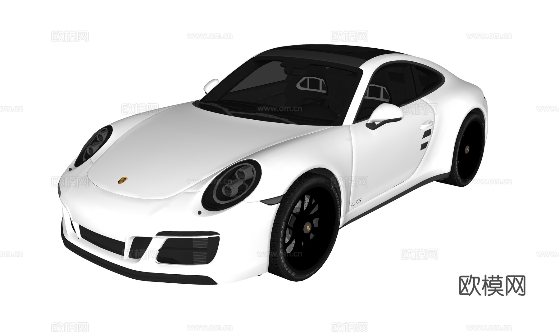 汽车 保时捷911 跑车 豪车3d模型