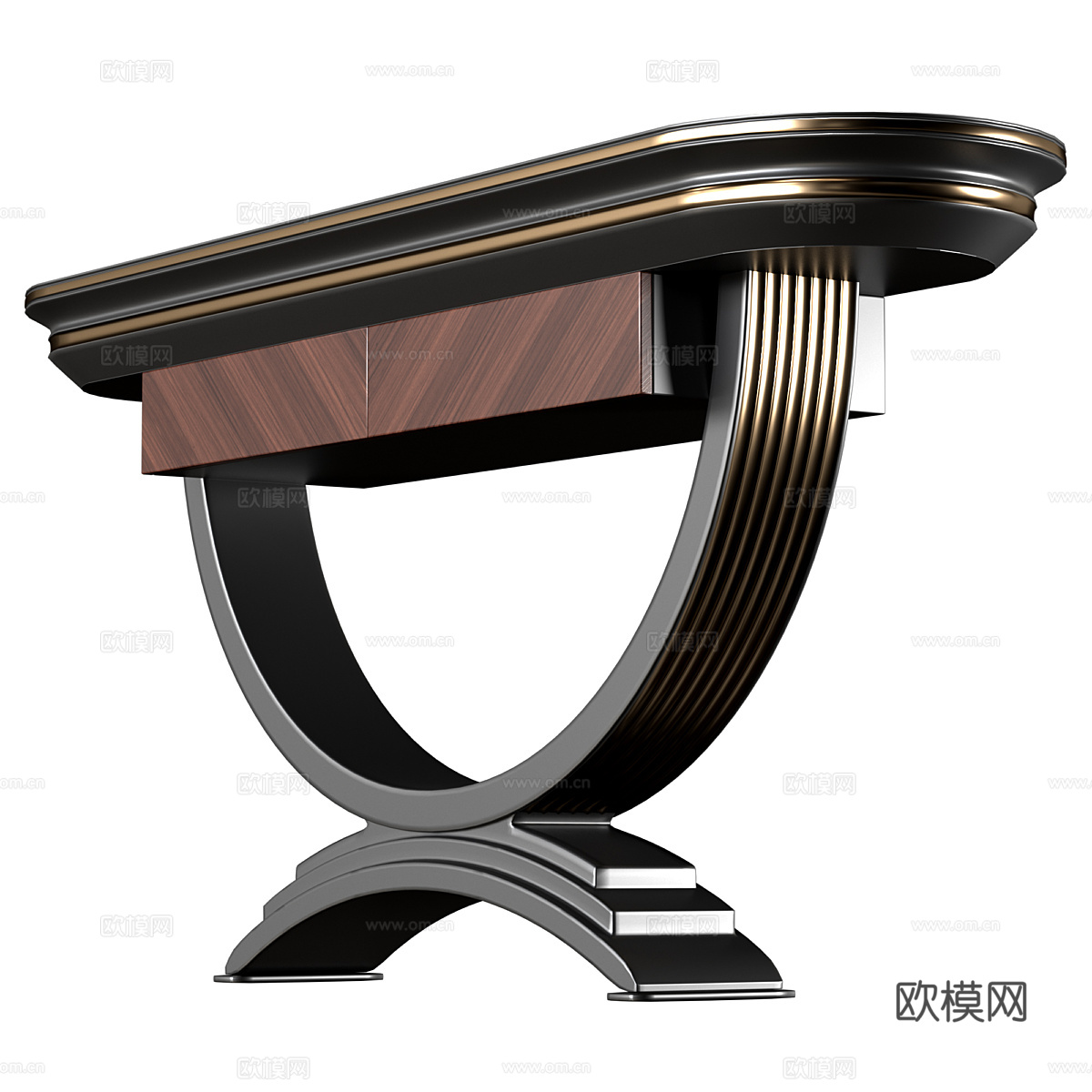 新中式轻奢端景台 玄关桌3d模型