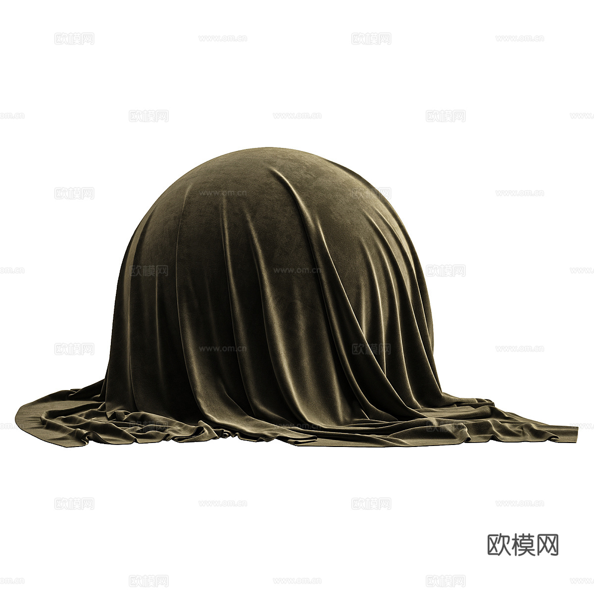 现代意式布料 面料3d模型
