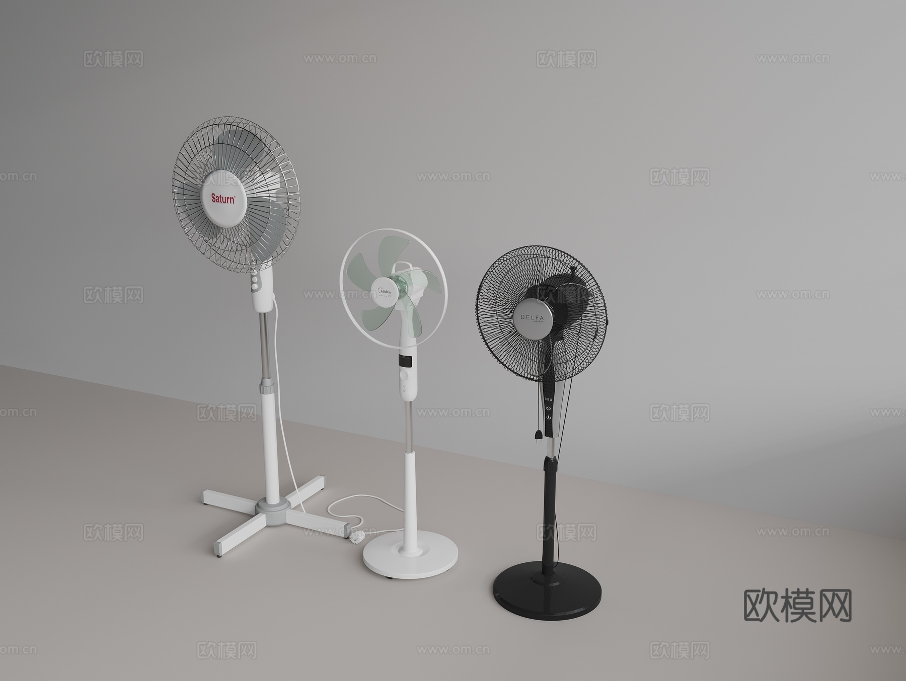 电风扇 落地扇3d模型