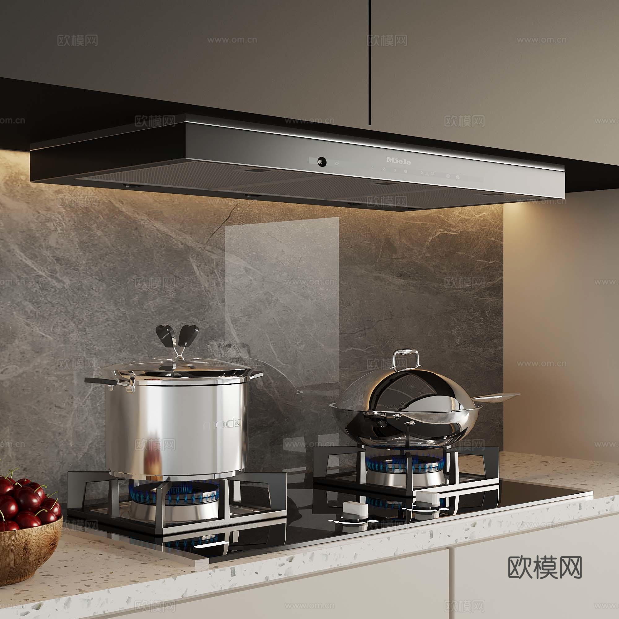 05油烟机 灶具 燃气灶 煤气灶3d模型