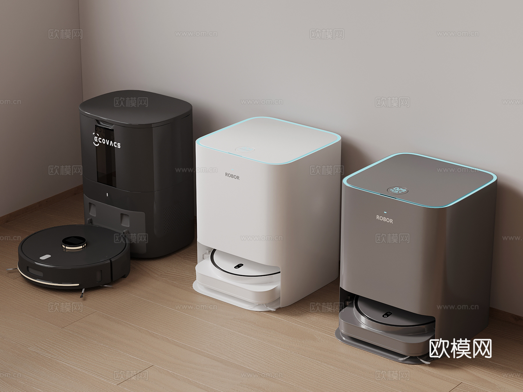 31现代扫地机器人 智能家电3d模型