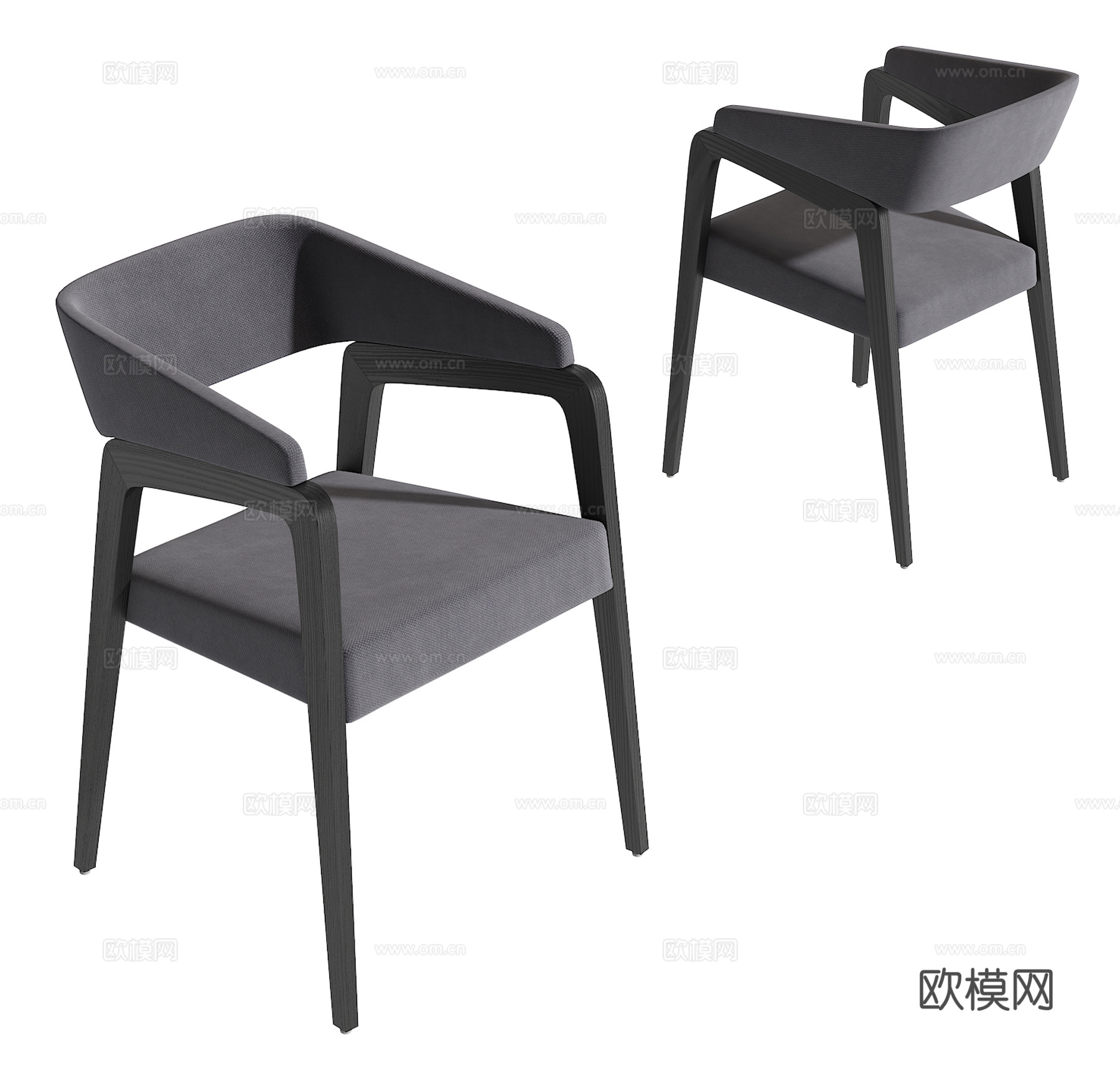 现代单椅su模型