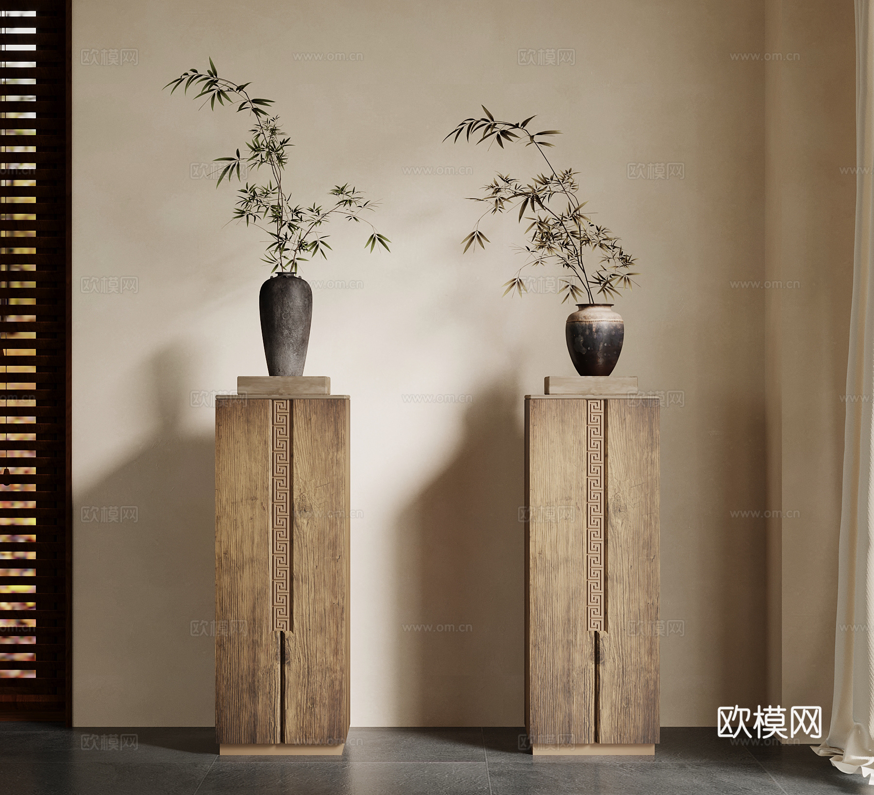 07花瓶 中古风花瓶su模型