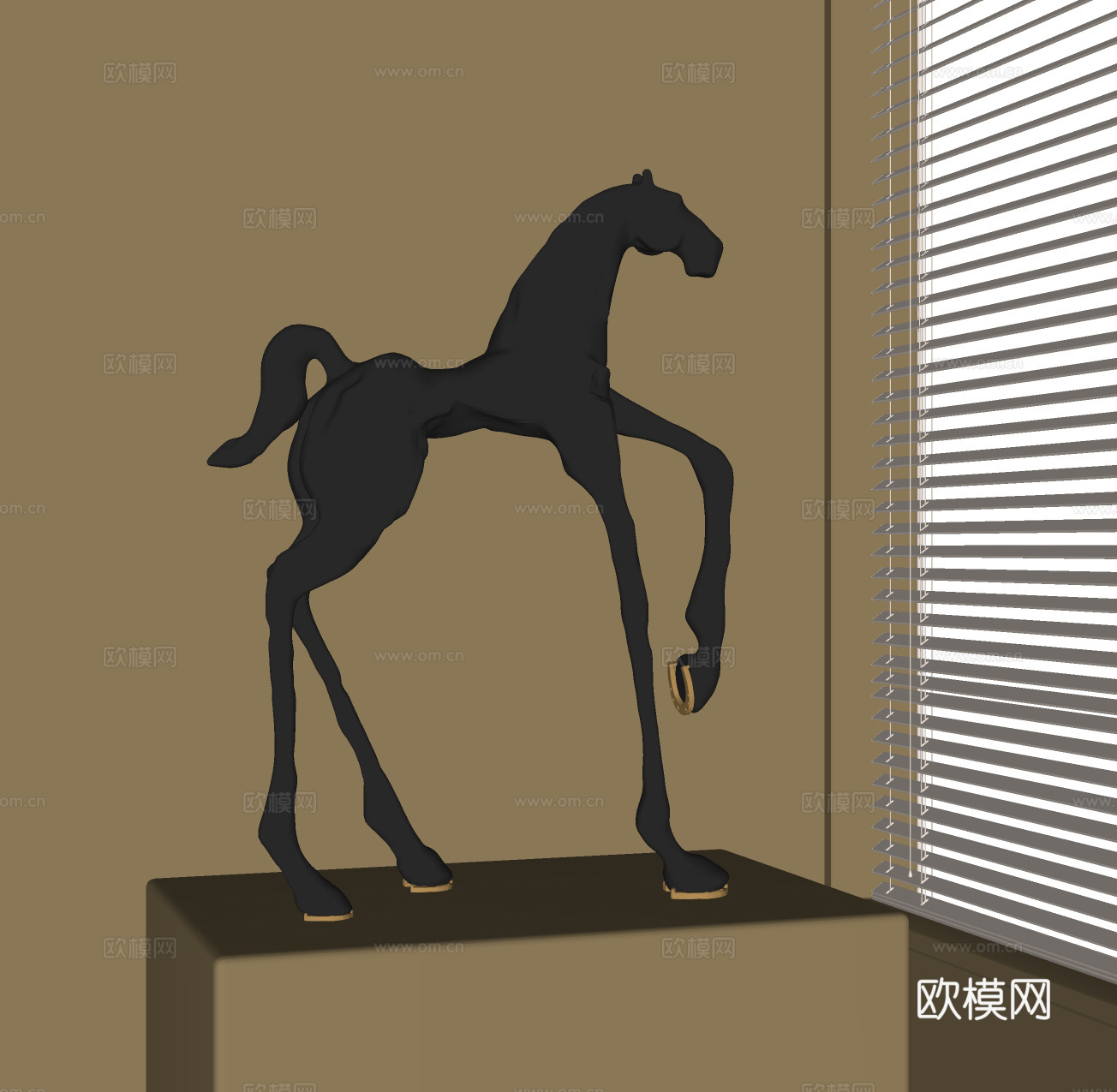 现代雕塑su模型