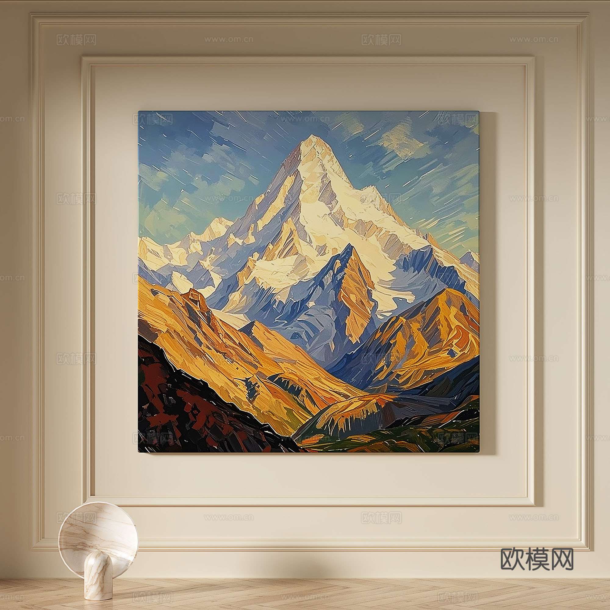 现代，奶油风，简约，肌理，抽象，轻奢，侘寂，立体，装饰画3d模型
