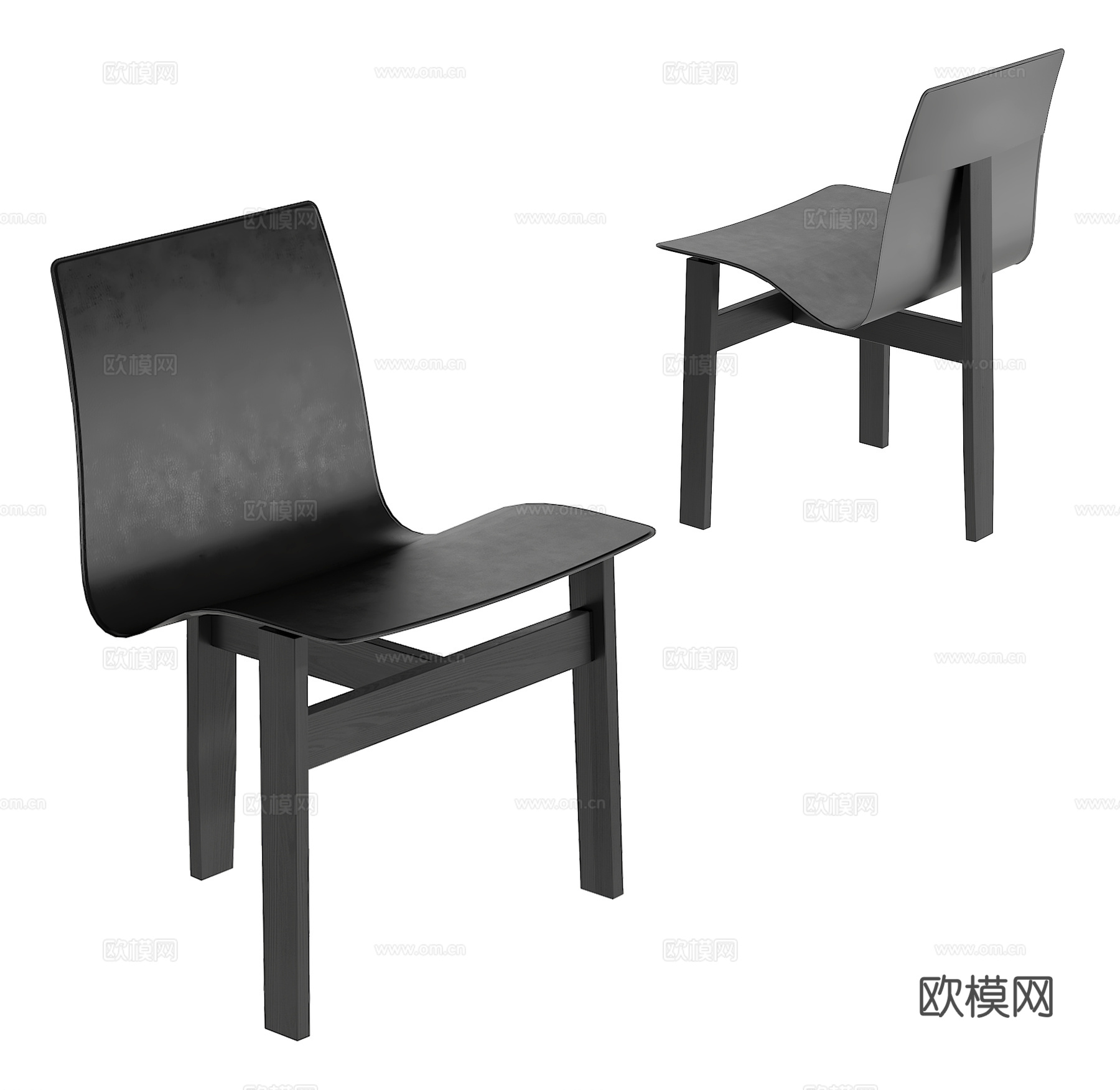 现代单椅su模型