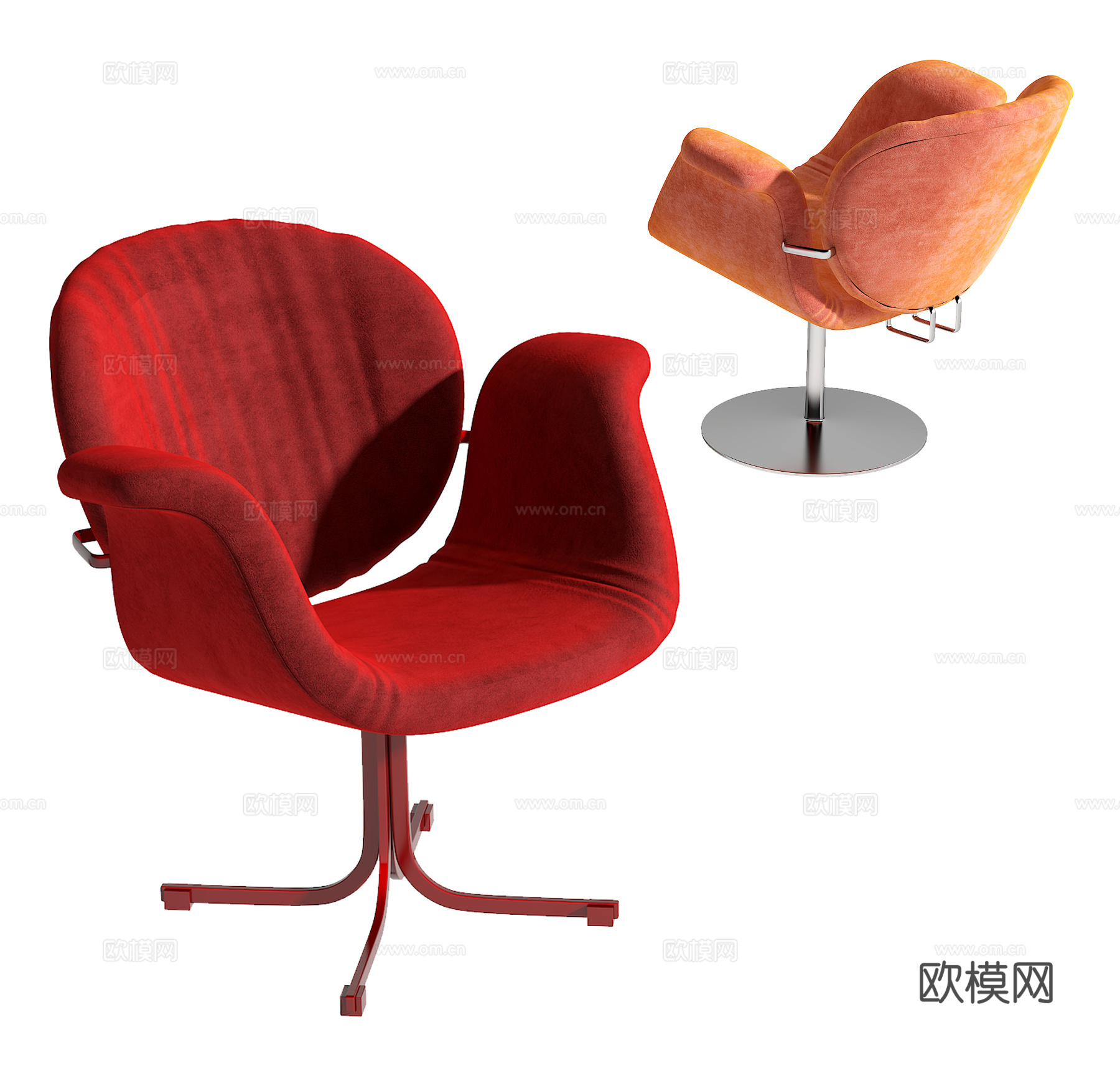 现代休闲椅su模型