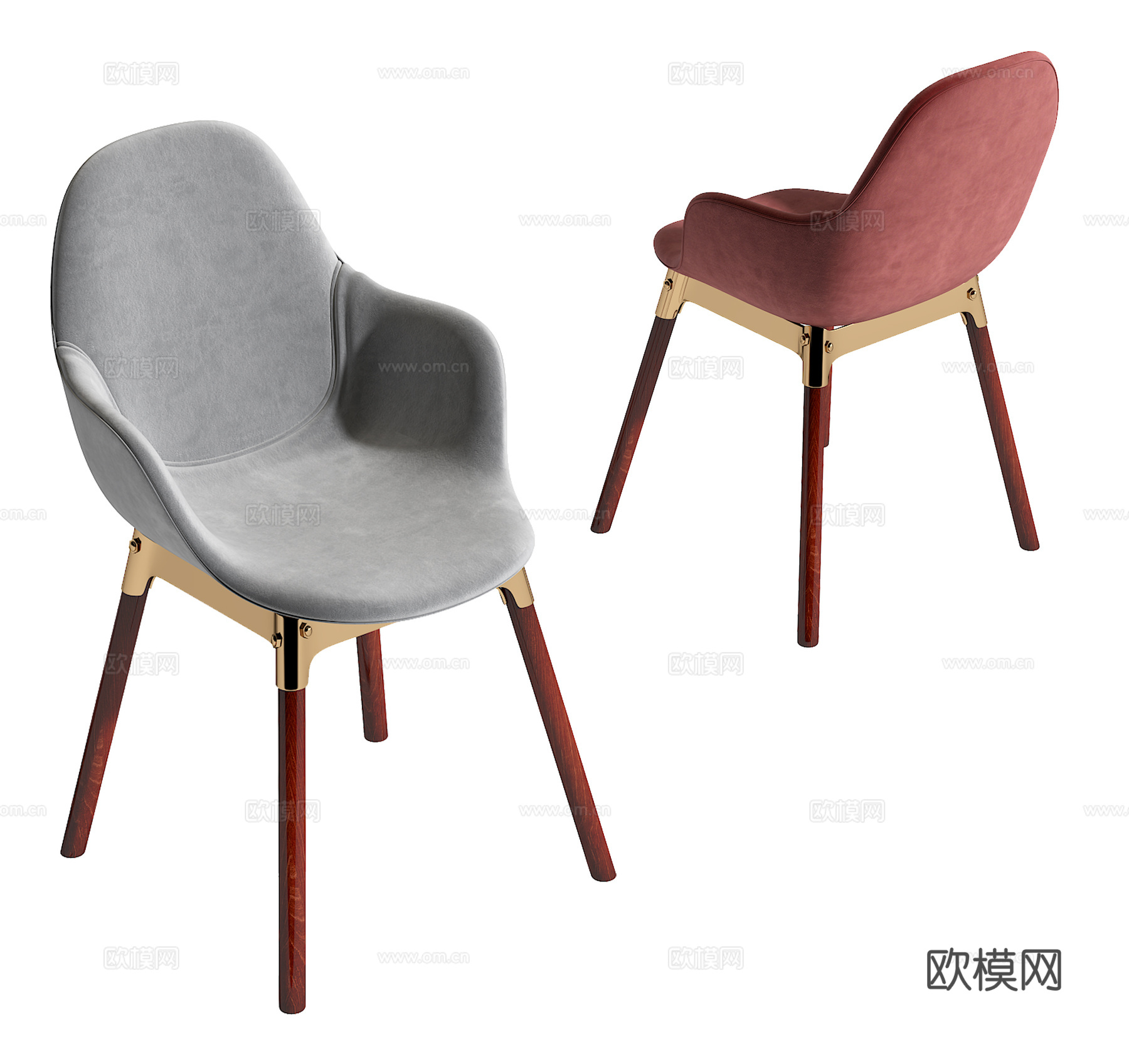 现代单椅su模型