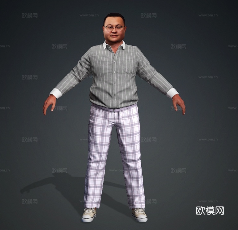 带带大师兄：你吼那么大声音干什么嘛！写实抽象次世代 搞笑孙哥3d模型