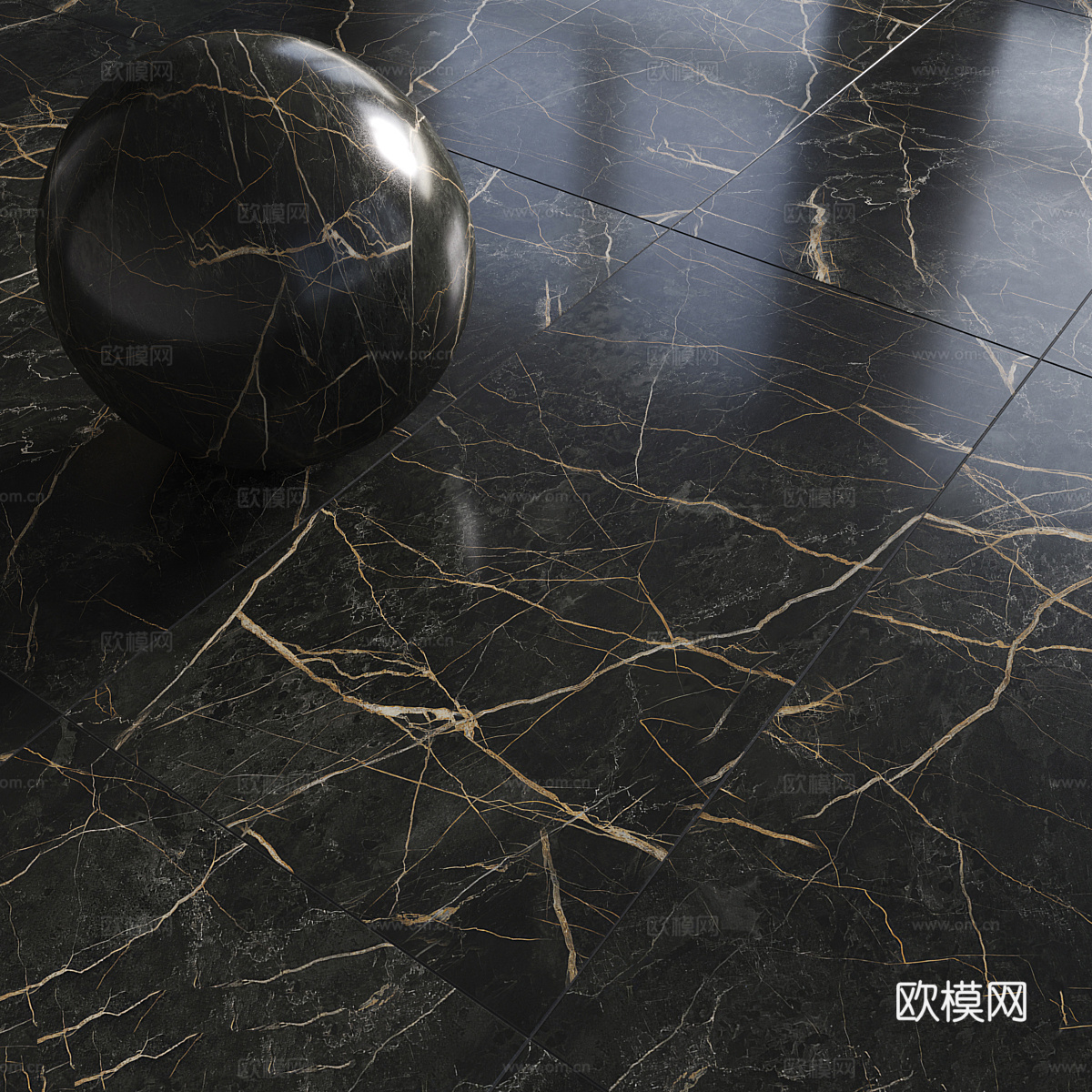 现代意式石材 大理石 岩板 奢石3d模型