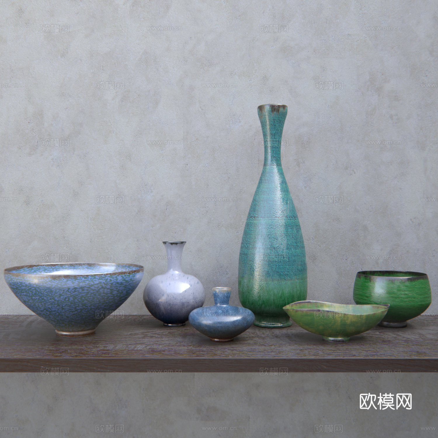 陶瓷器皿 陶瓷3d模型
