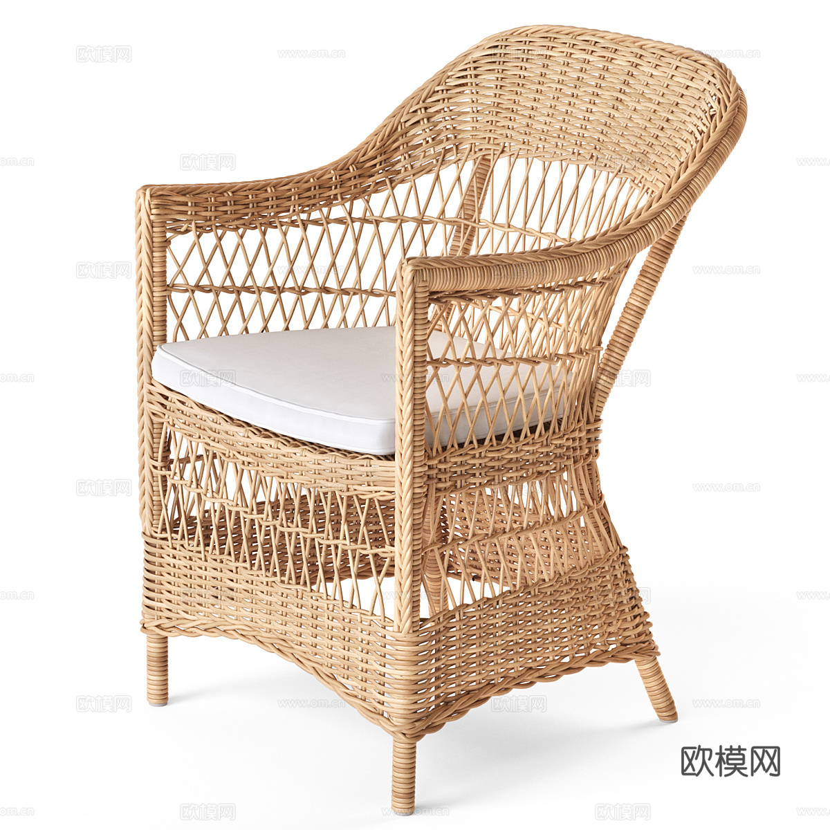 新中式户外休闲桌椅3d模型