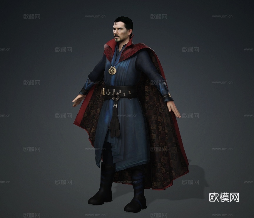 奇异博士 Doctor Strange 漫威英雄 复仇者联盟3d模型
