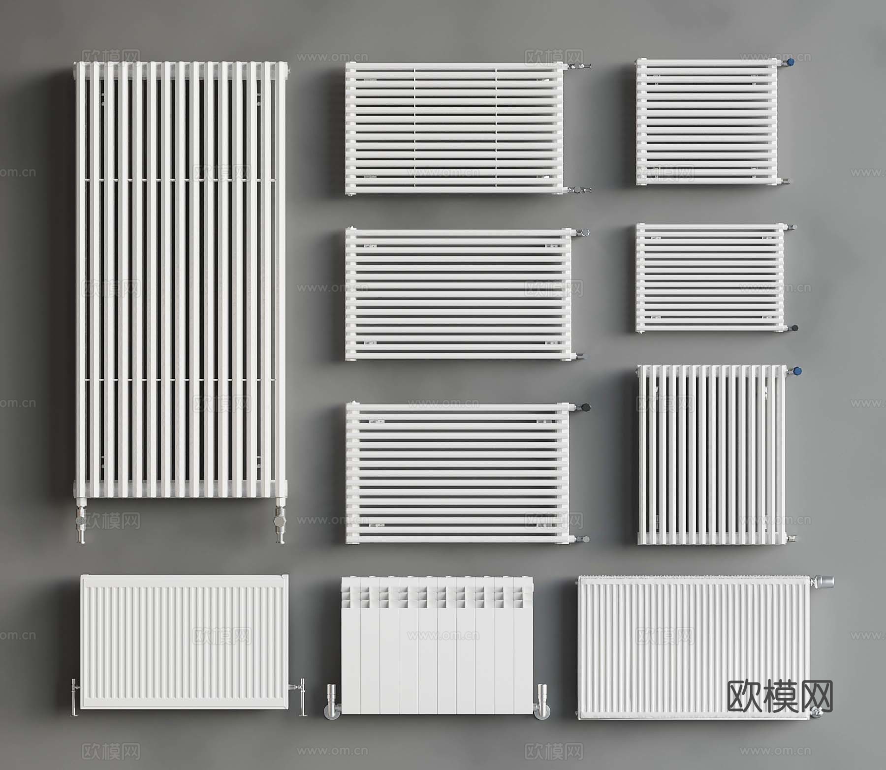 10取暖器 暖气片3d模型