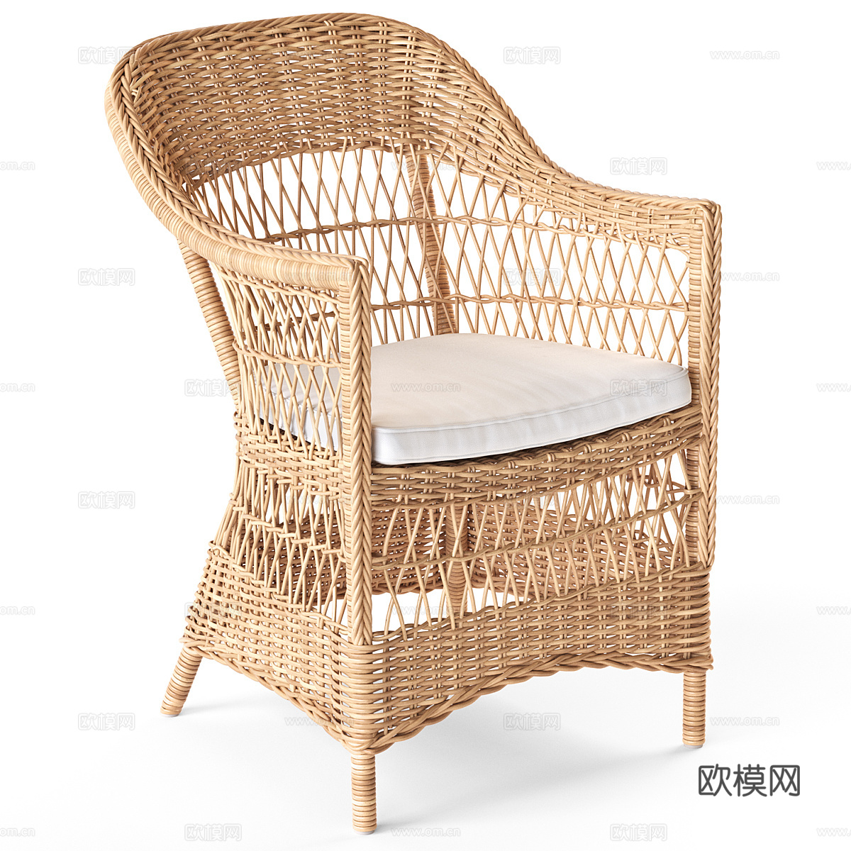 新中式户外休闲桌椅3d模型