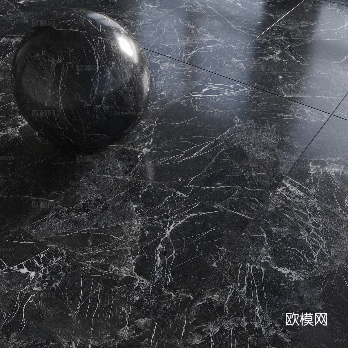 现代意式石材 大理石 岩板 奢石3d模型
