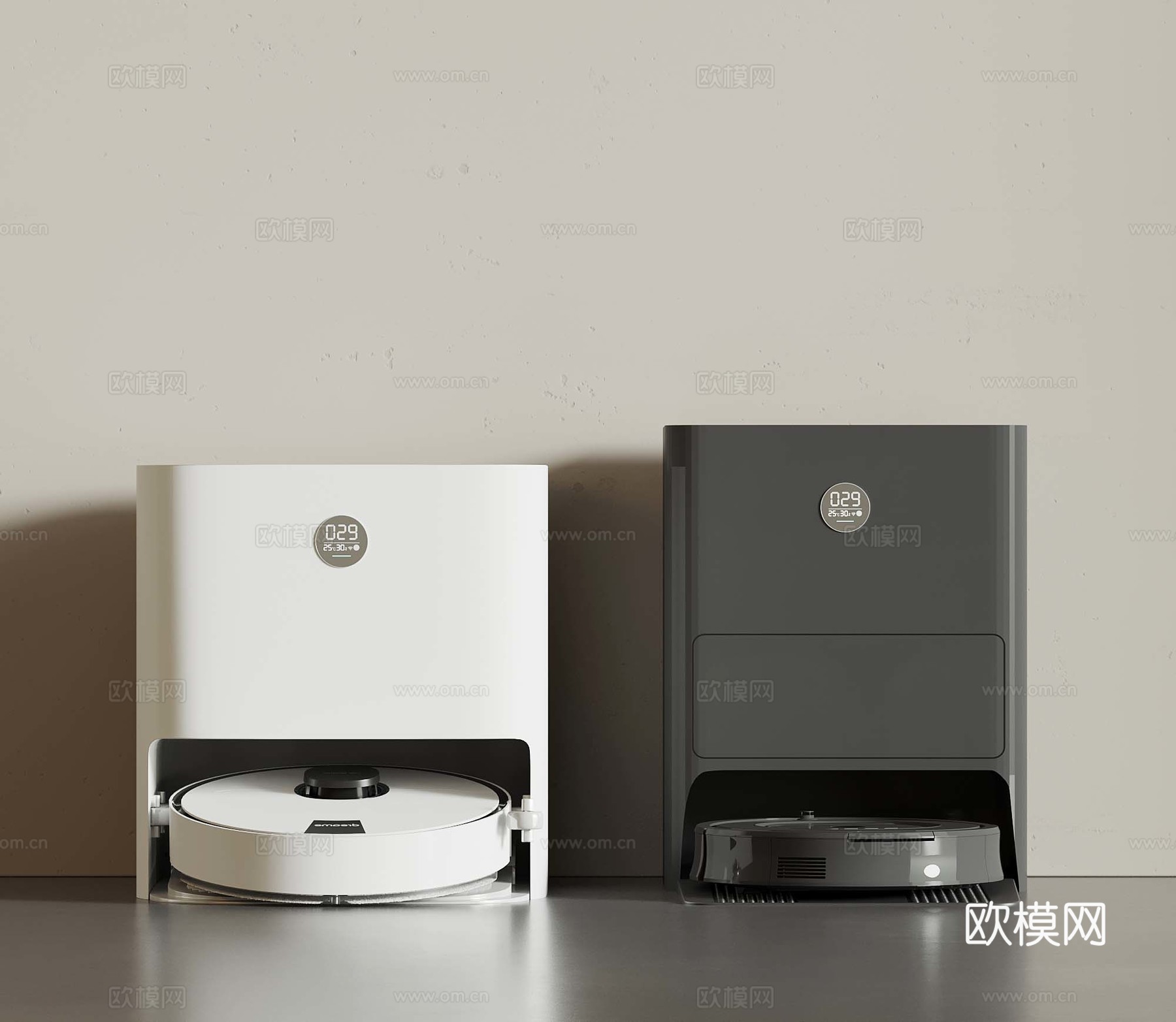 01扫地机器人su模型