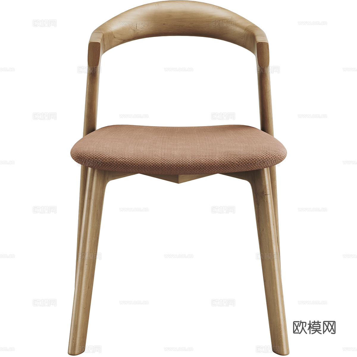 新中式木质椅子3d模型