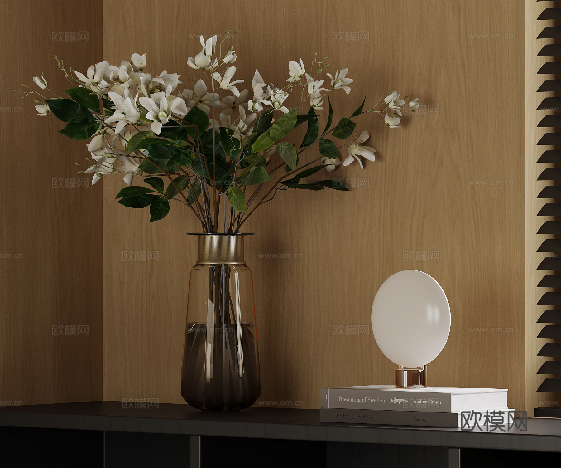 19现代花瓶 花艺摆件3d模型