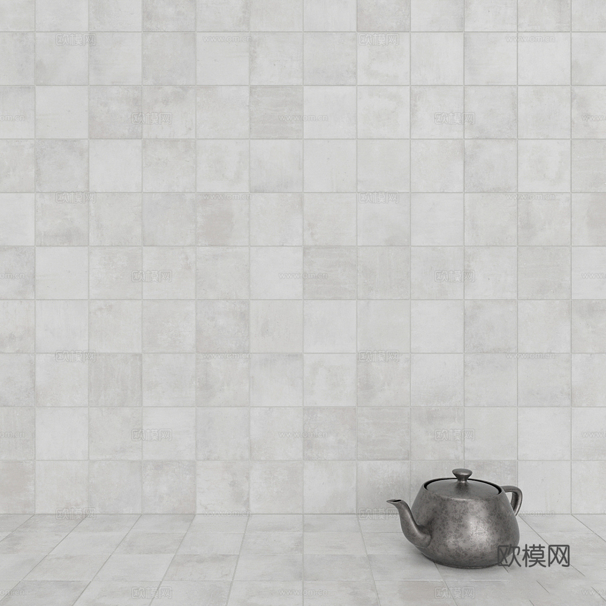 现代马赛克瓷砖 仿古砖 水泥砖3d模型