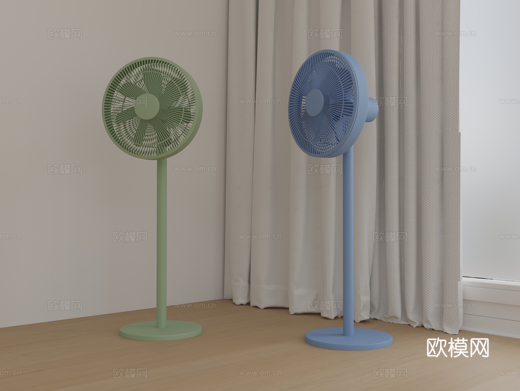 电风扇 落地扇3d模型