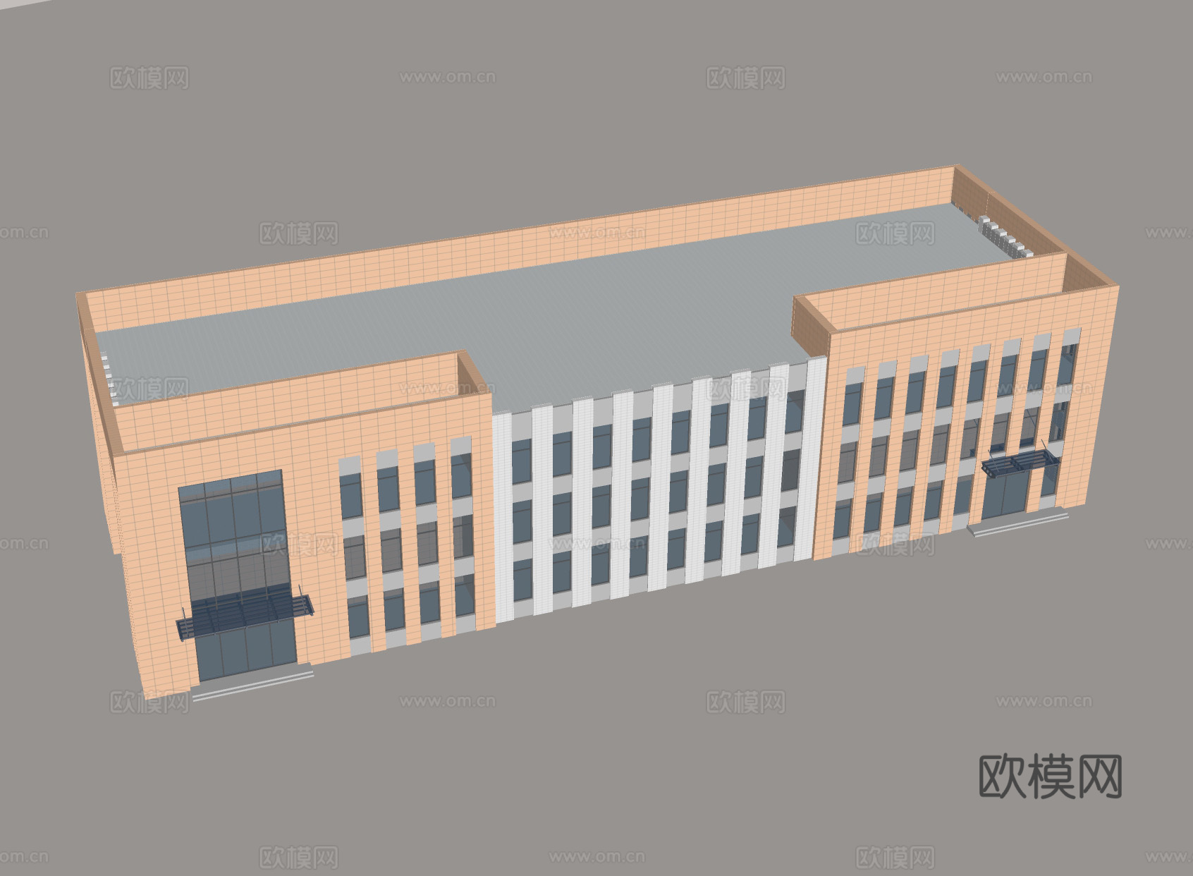 教学楼 体育馆 商业建筑 建筑设计su模型