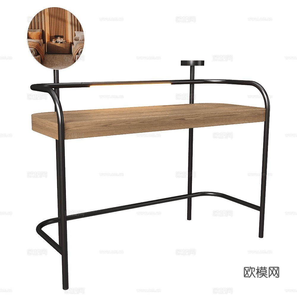 Pellizzoni 意式梳妆台 轻奢梳妆台 化妆桌 梳妆台3d模型