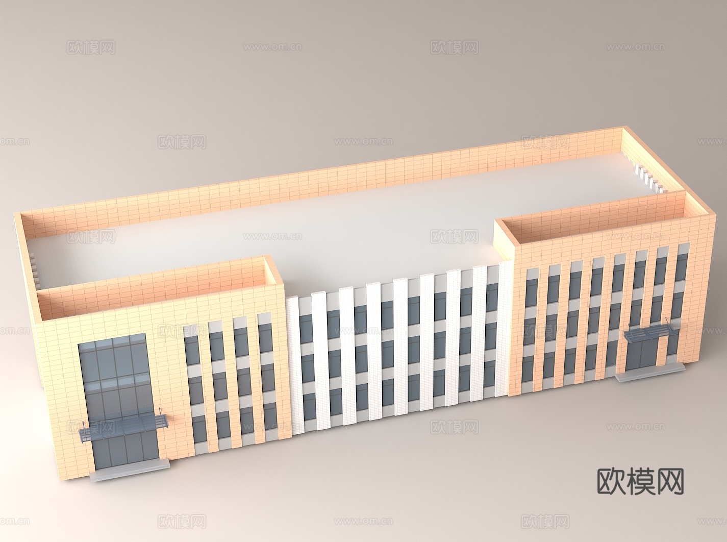 教学楼 体育馆 商业建筑 建筑设计su模型