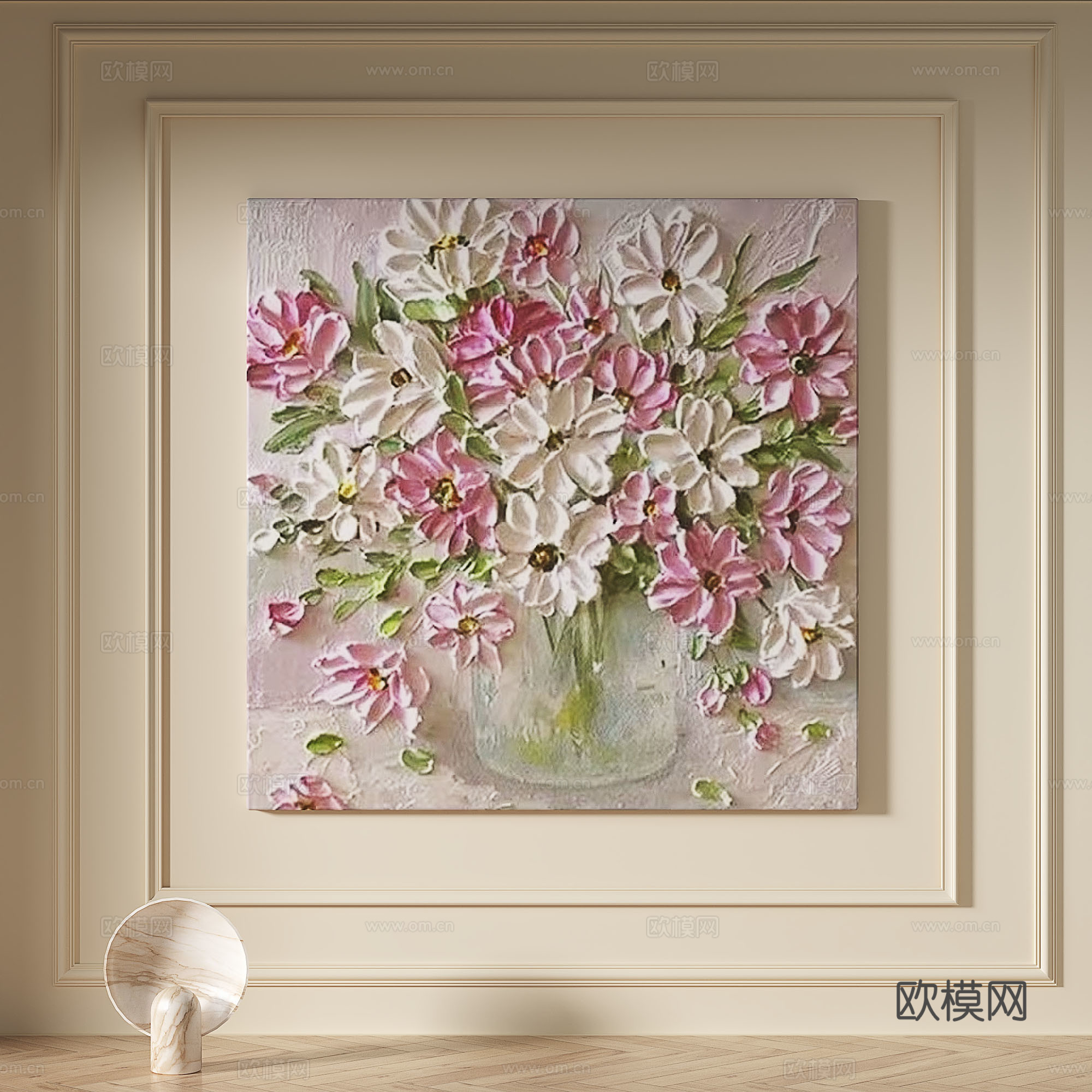 现代，奶油风，轻奢，侘寂，肌理，简约，抽象，装饰画3d模型