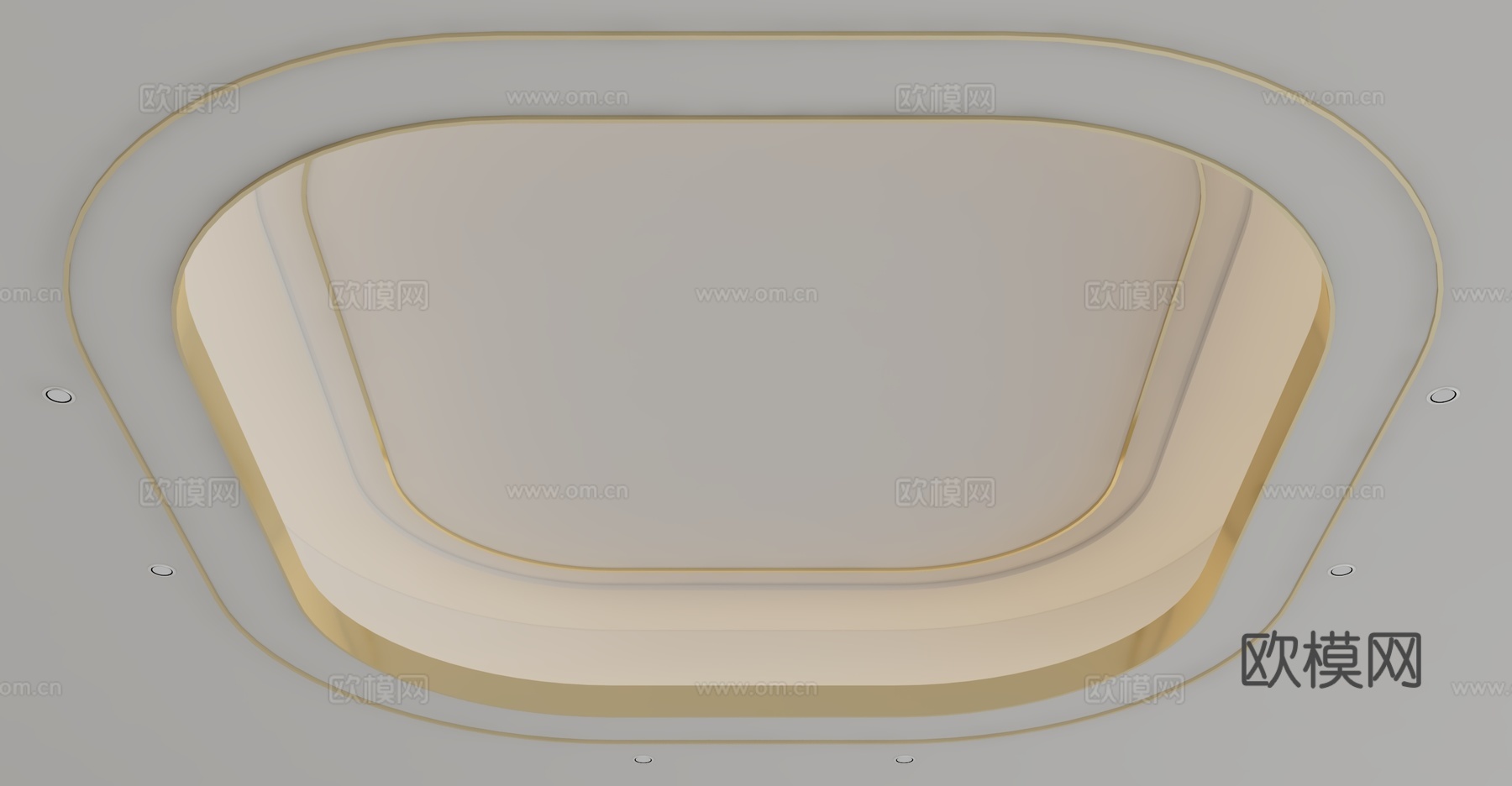 现代天花吊顶3d模型