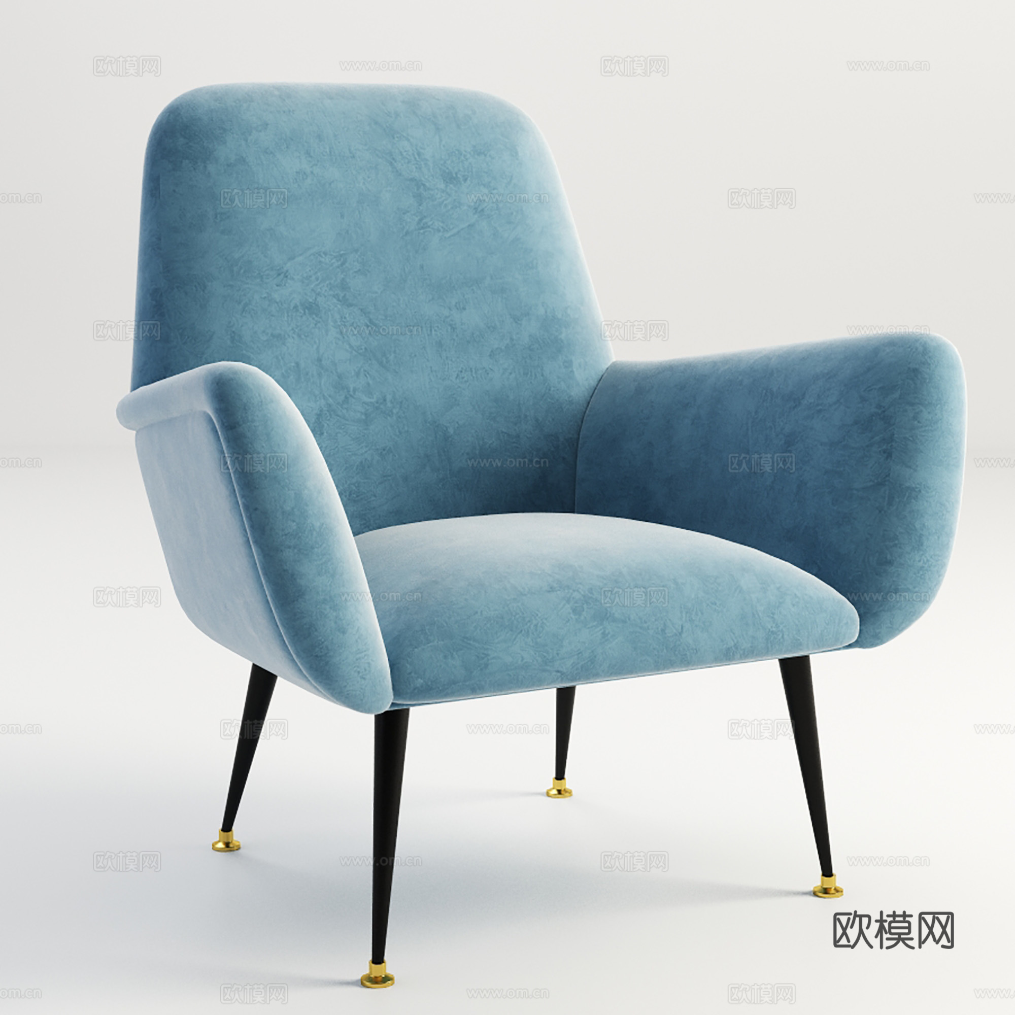现代休闲椅 布椅 书椅 餐椅 单椅3d模型