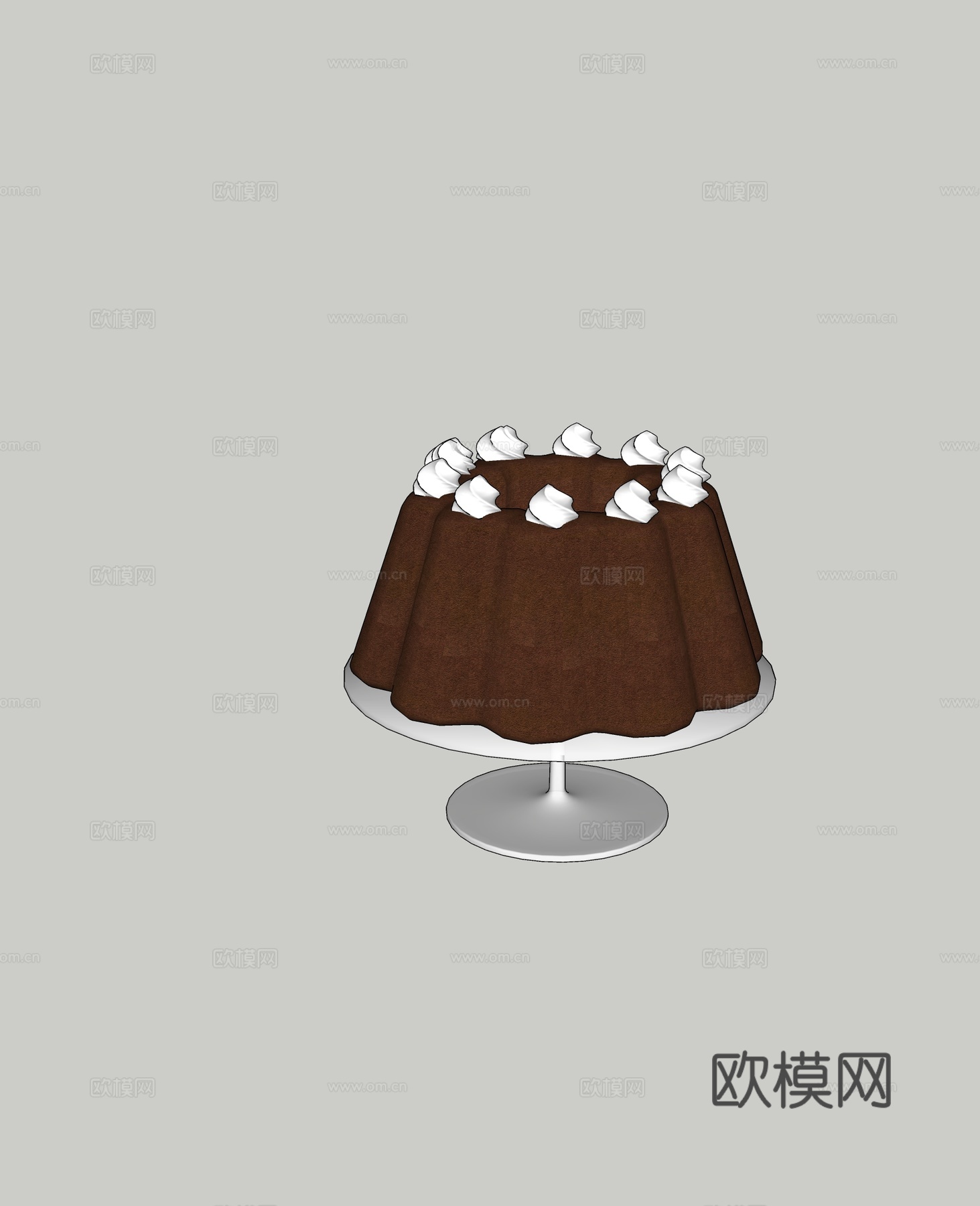 现代台灯免费su模型下载
