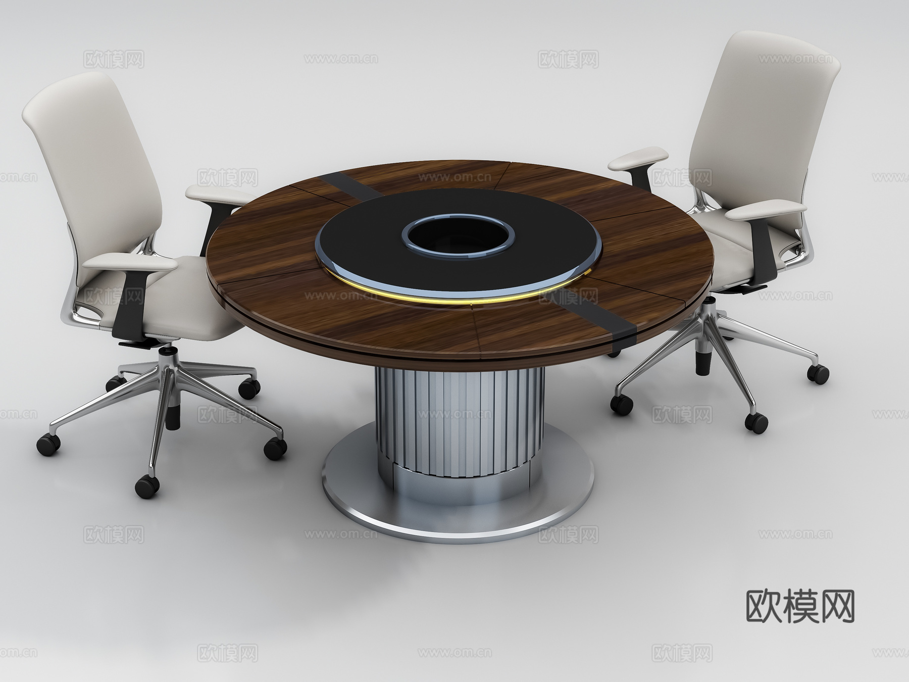 现代洽谈桌小型会议桌3d模型