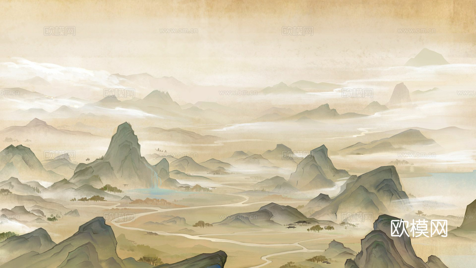 现代中式壁纸（高清 轻奢）