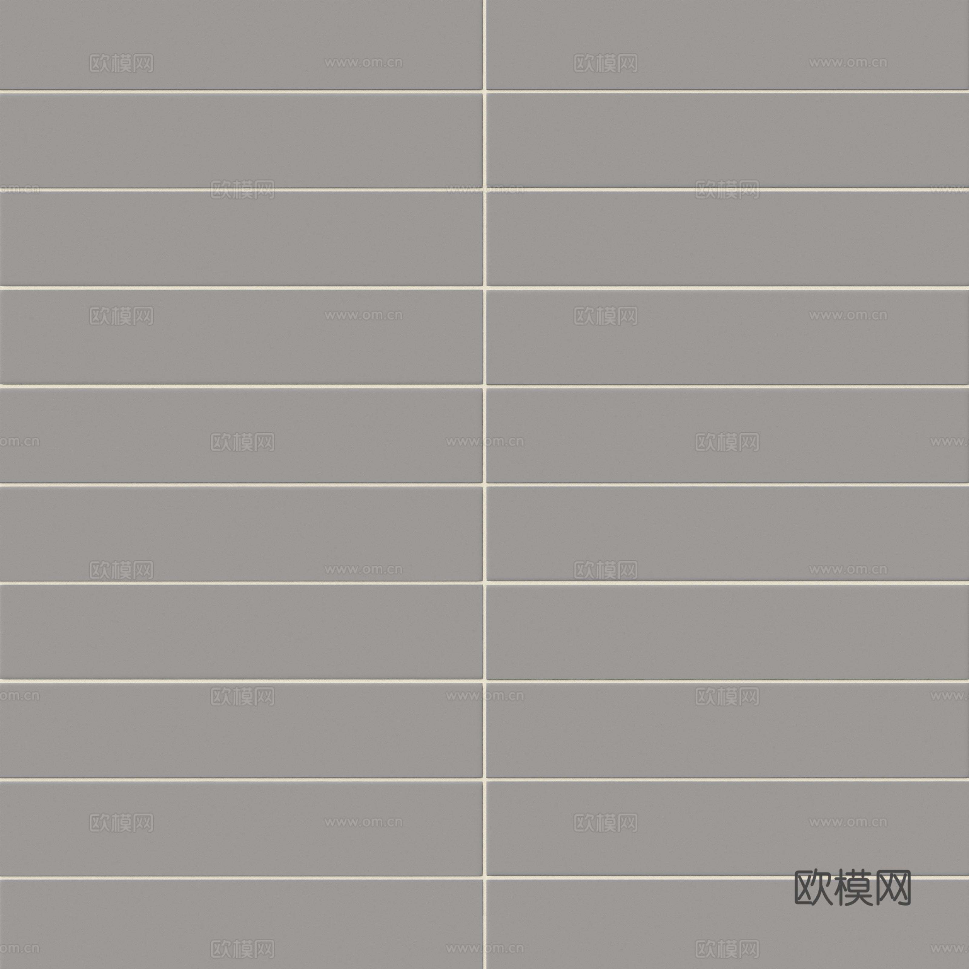 4x21长条形灰色瓷砖对缝