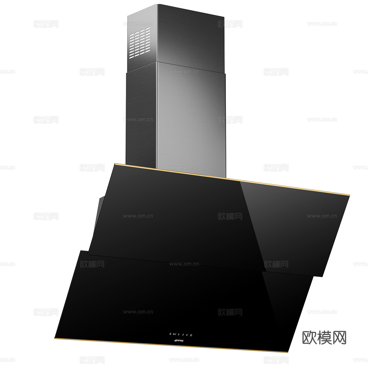 Smeg 现代油烟机 极简油烟机 吸油烟机 厨房电器3d模型
