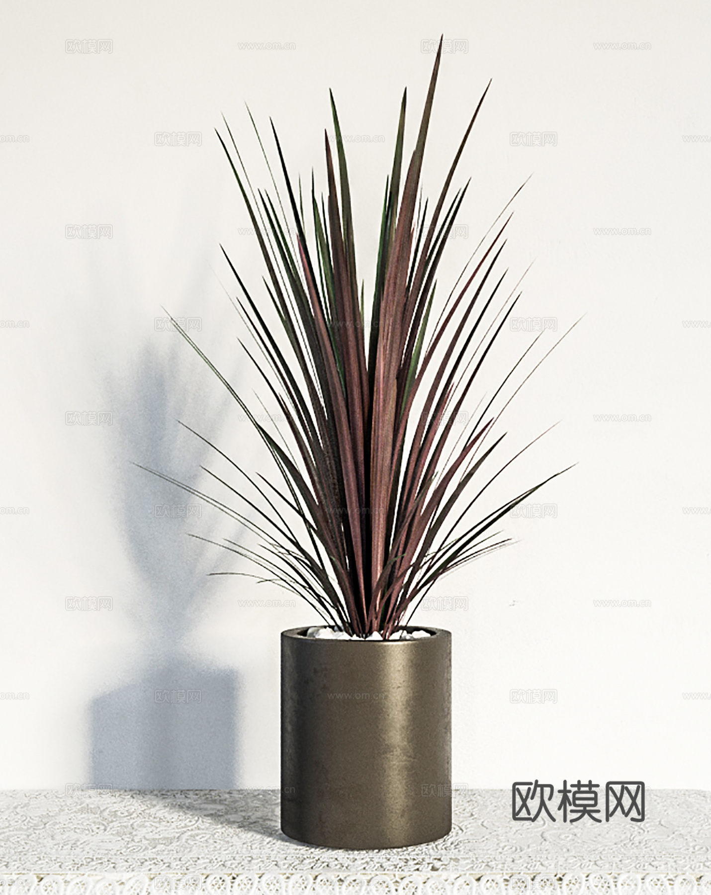 现代盆景  绿植盆栽  室内造景绿植3d模型