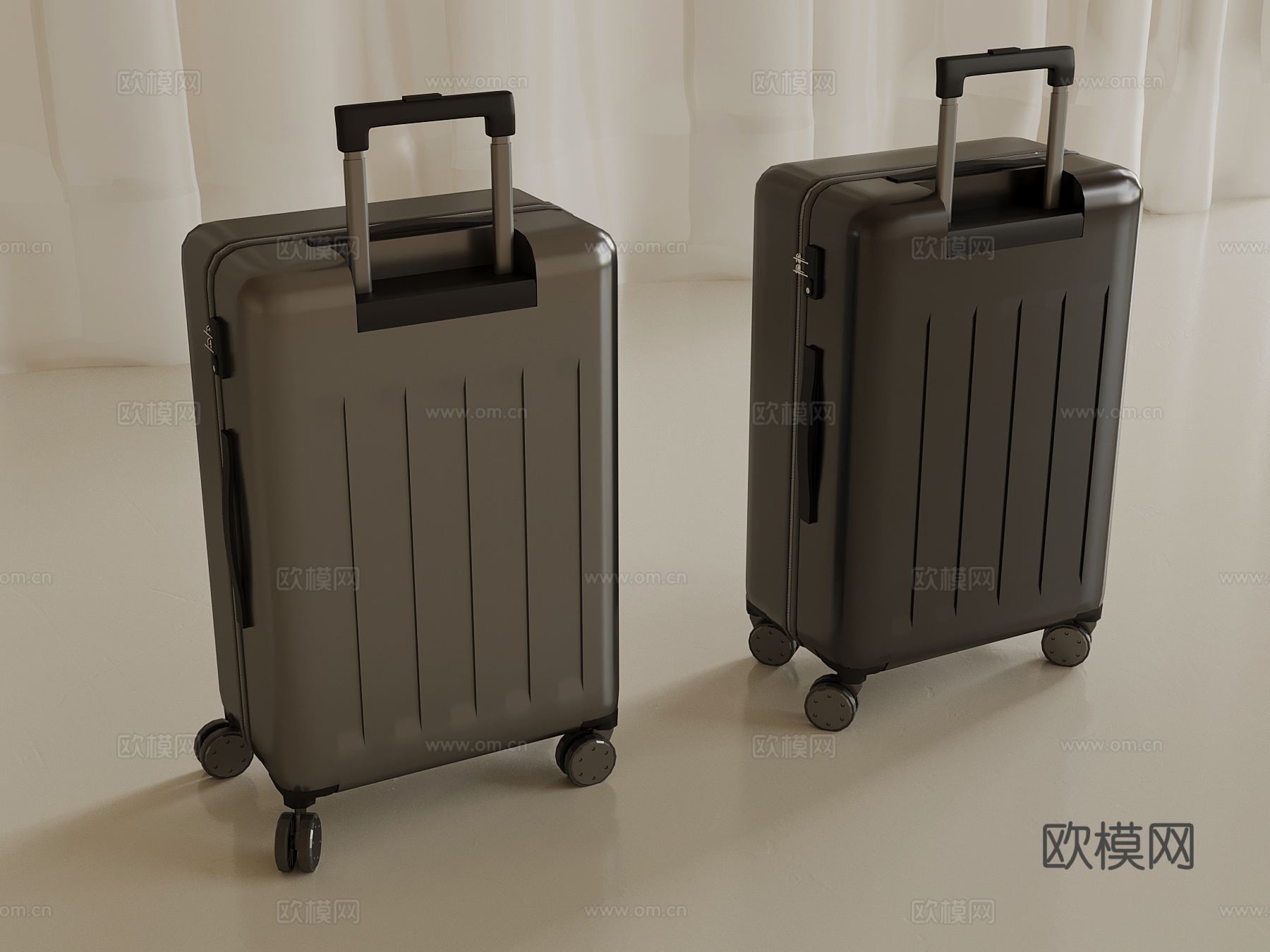 04现代行李箱3d模型
