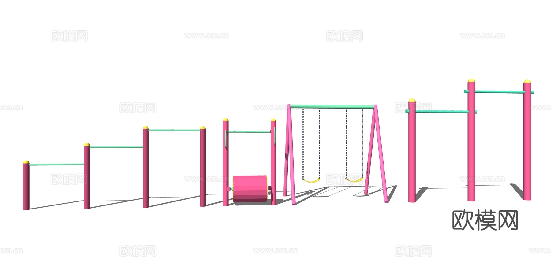 现代秋千su模型下载