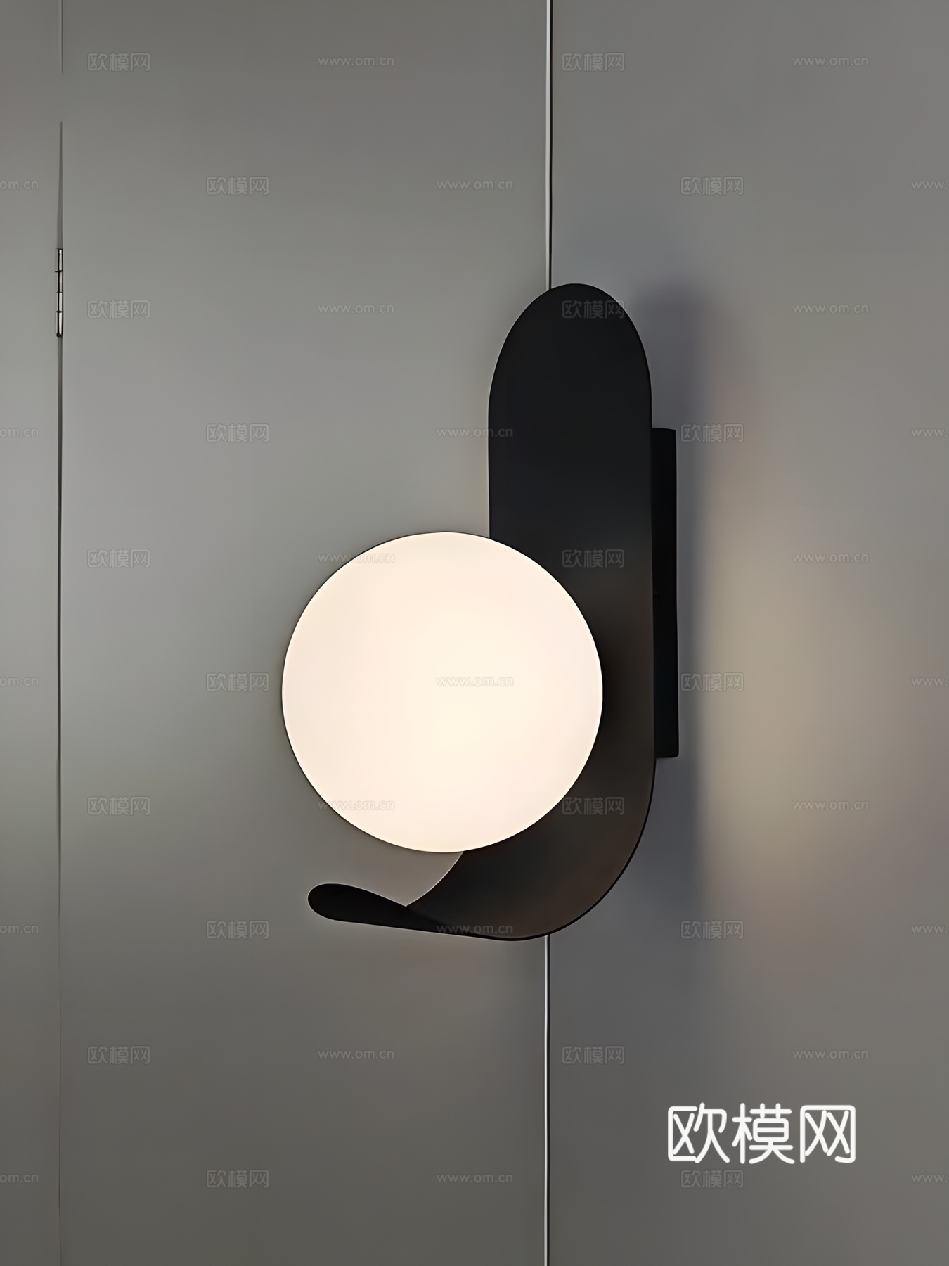 现代壁灯 装饰灯3d模型