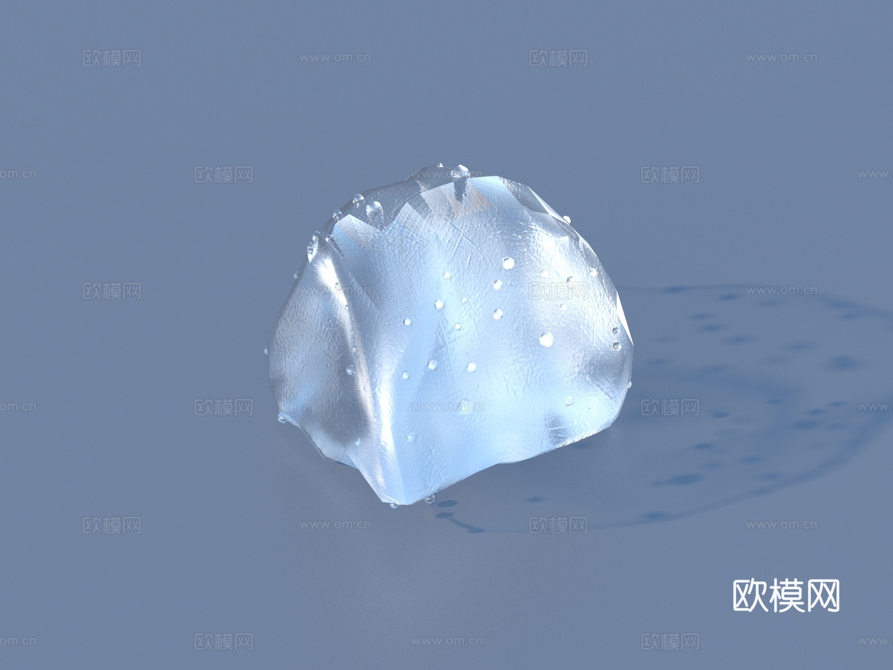 冰块 水珠 水滴su模型