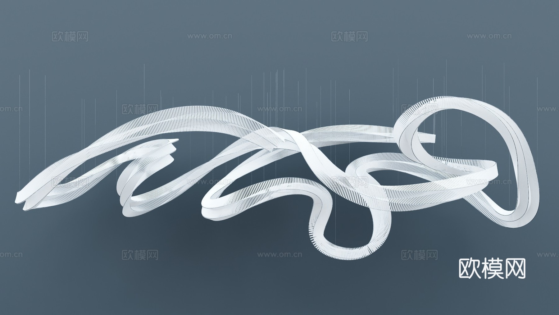 现代水晶吊灯su模型下载