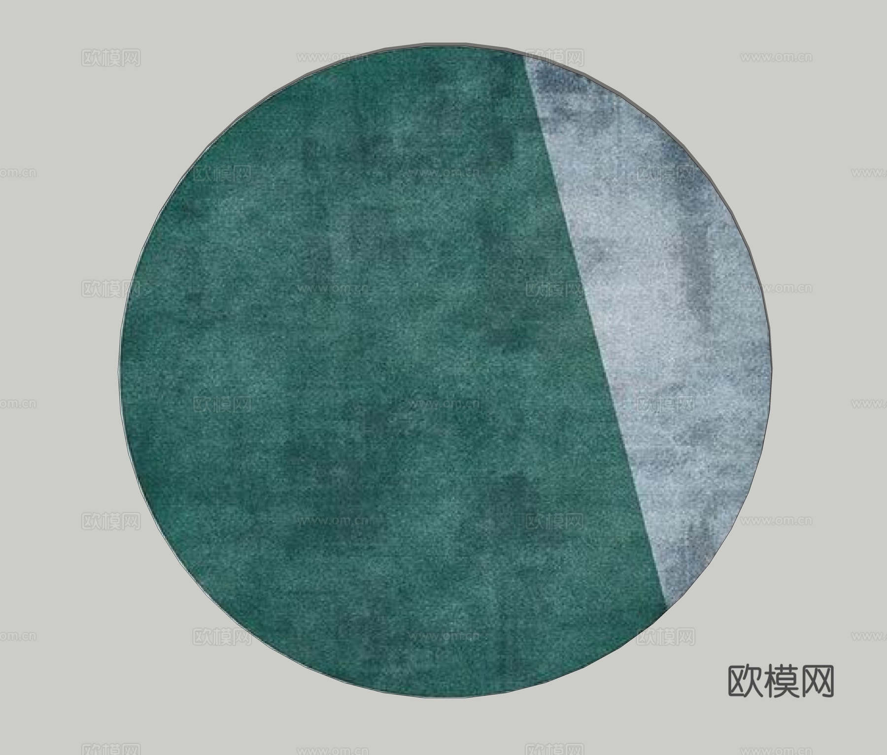 现代艺术地毯su模型下载