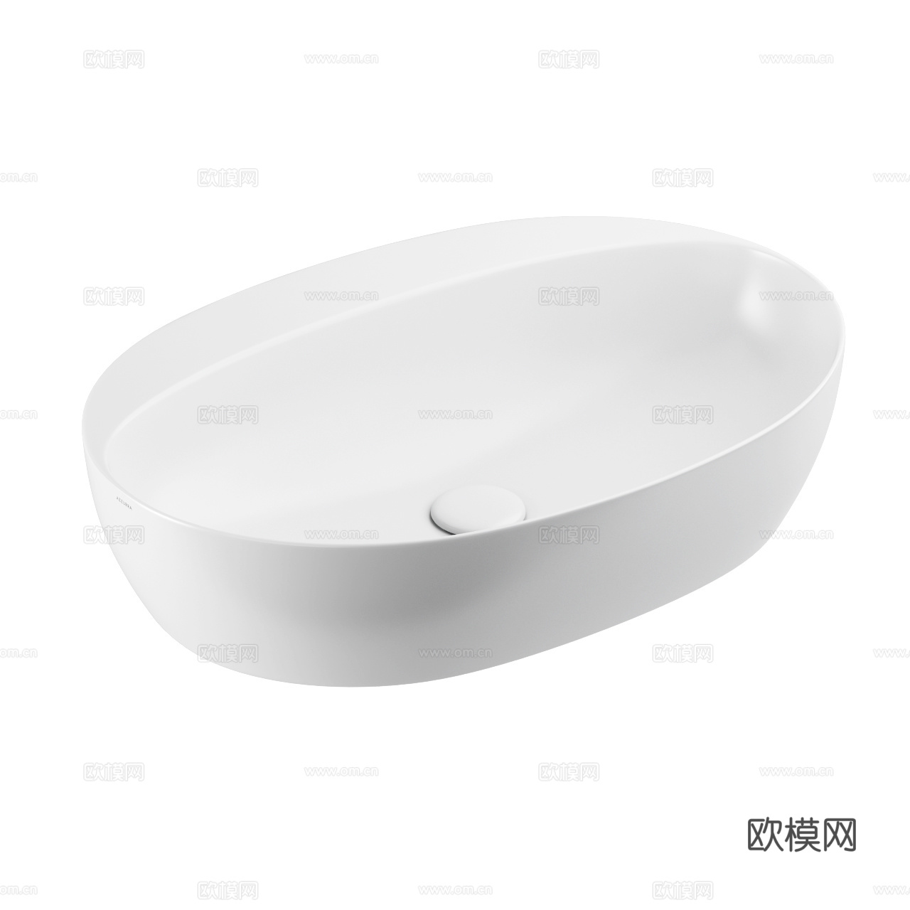 Azzurra 极简台盆 现代台盆 台上盆 洗脸盆 陶瓷台盆3d模型